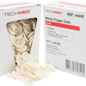 Dukal Finger Cots 4404S Latex Pre Rolled Small Large X Large-0