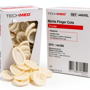 Nitrile Finger Cots Dukal TEC 4404XL Extra Large Disposable Covers-0