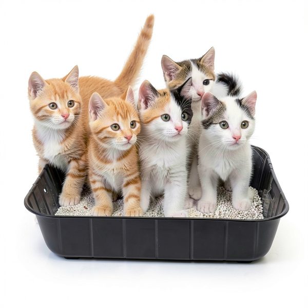 Disposable Litter Boxes Bokon 12-Pack Plastic Tray for Cats & Pets-3